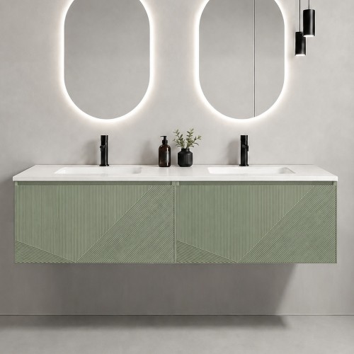 Vanity Parallel Light Green 1500